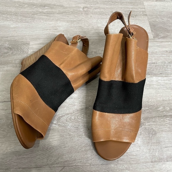 Steven by Steve Madden Marina Leather Wedge Slingback 9 - Picture 7 of 7